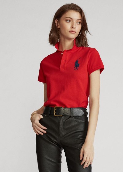 Polo Ralph Lauren Skinny Fit Big Pony Polo Shirt Dame Danmark (YFDJL6594)